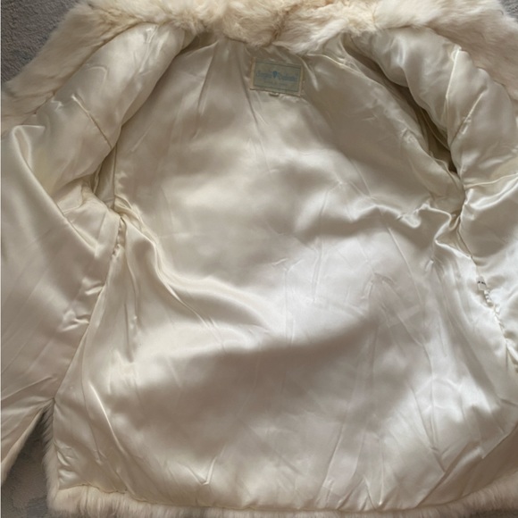 VINTAGE SERGIO VALENTE CREAM RABBIT FUR COAT | EUC | MADE IN FRANCE - Picture 5 of 16